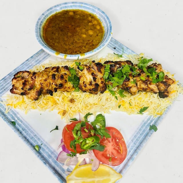 Chicken Malai Boti.