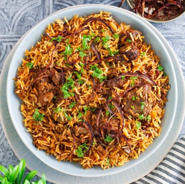 Mutton Biryani.