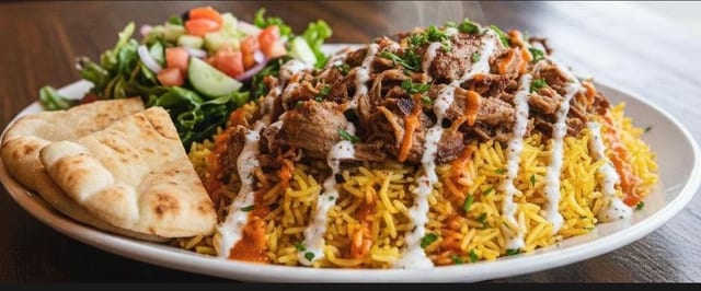 Lamb Over Rice.