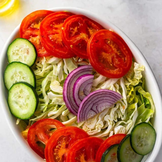 Fresh Green Salad.