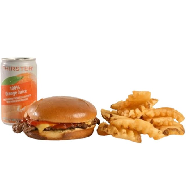 Cheese Burger Meal.