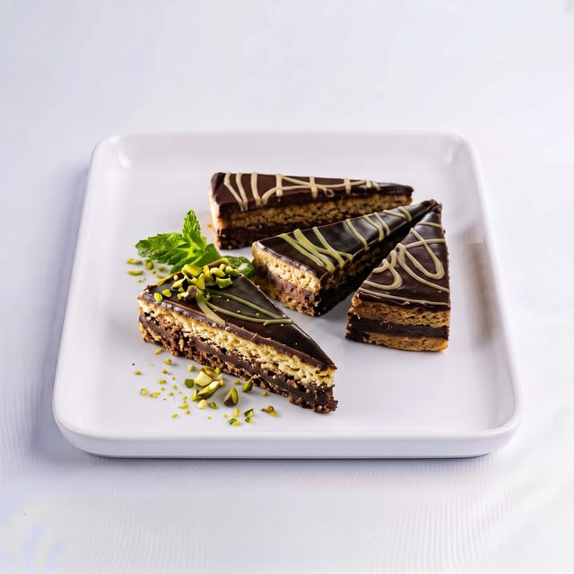 Pistachio Chocolate Cake.