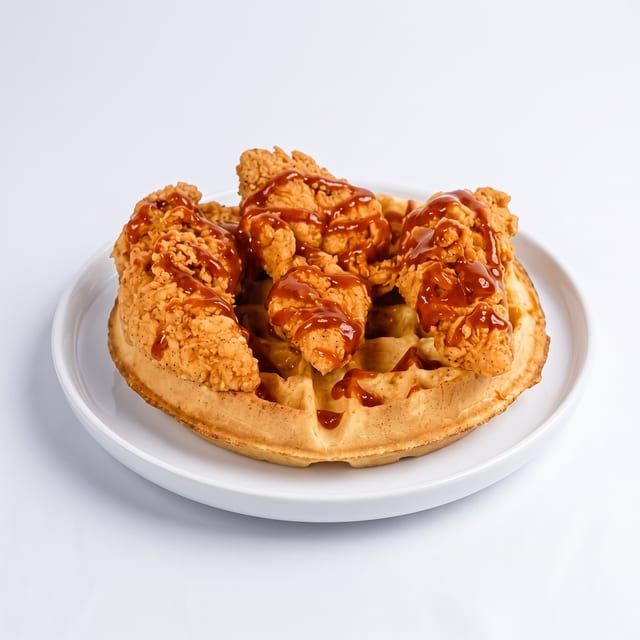 3 Tenders and Waffle.