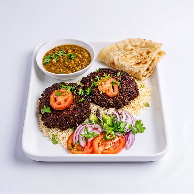 Chicken Chapli Kabab.
