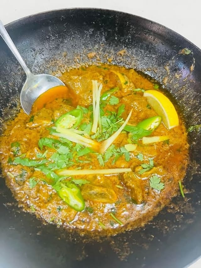 Original Butt Mutton Karahi.